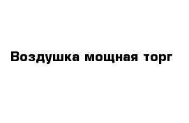 Воздушка мощная торг